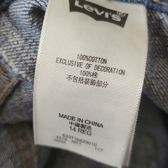 Levi's Strauss High Rise Denim Skirt Size 28 - Picture 4 of 4